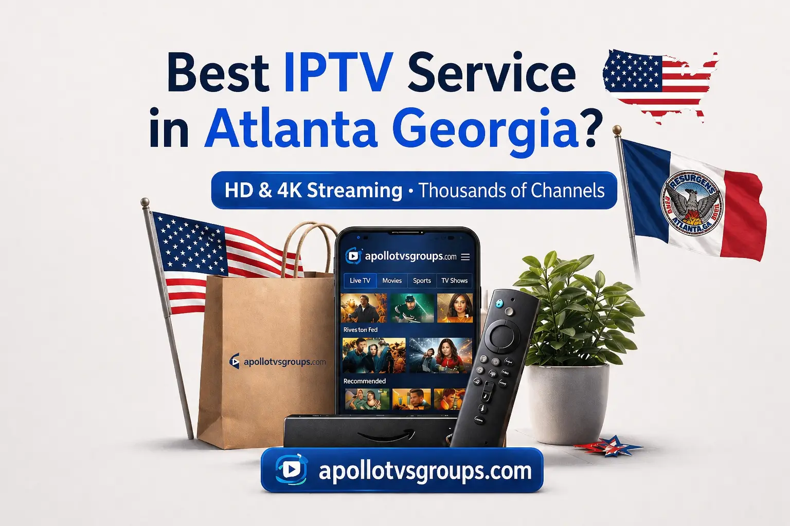 Best IPTV in Atlanta Georgia: Top Rated 4K Streaming Guide