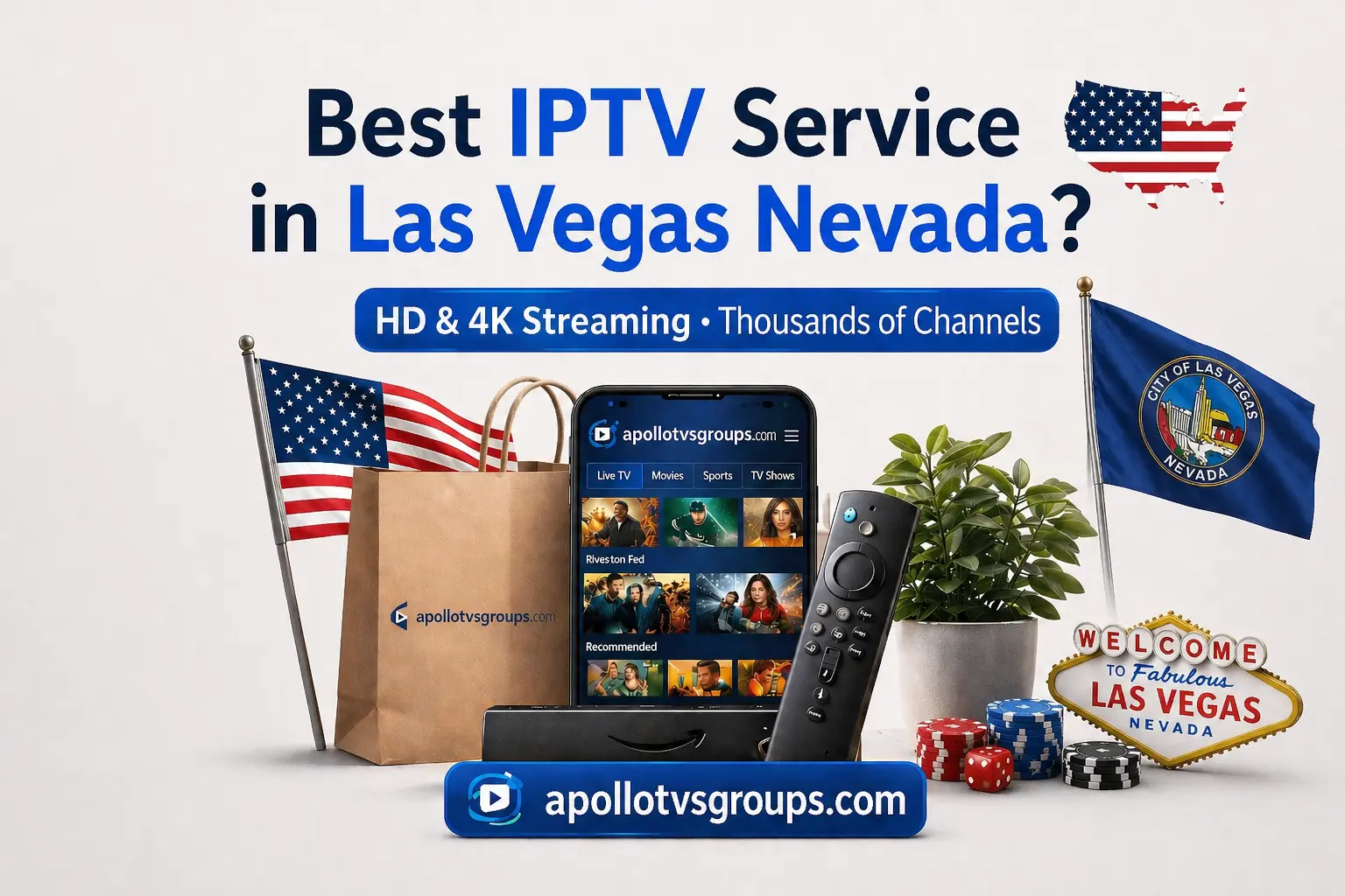 Best IPTV in Las Vegas Nevada: Top Rated 4K Streaming Guide