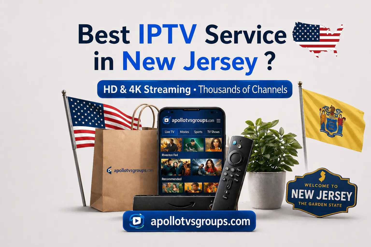 Best IPTV in New Jersey: Top Rated 4K Streaming Guide